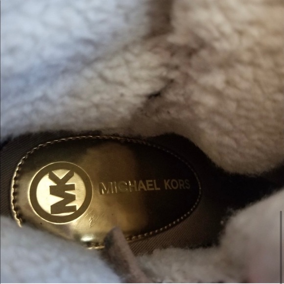 Michael Kors wedge fur booties ankle boots - Picture 10 of 10